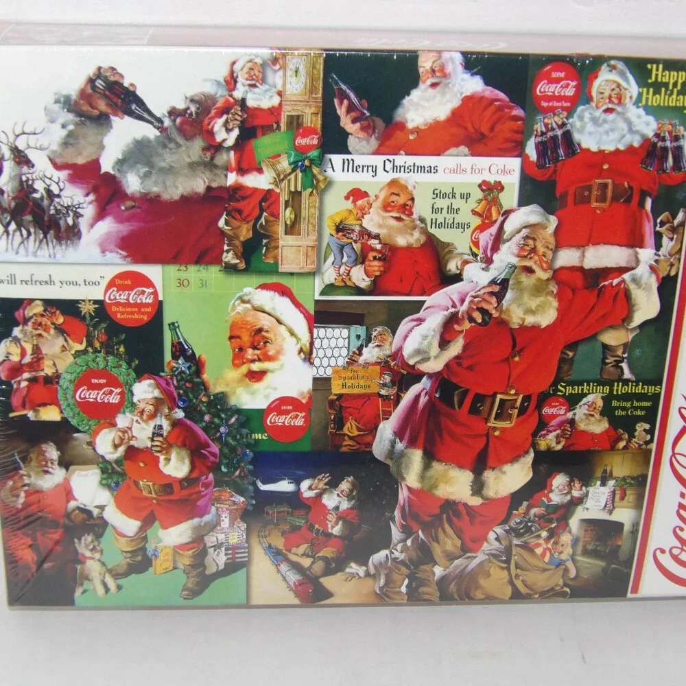 Sparkling Holiday Springbok Coca Cola 500 Piece Puzzle